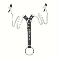 Tepelklemmen met penis ring Tepelklemmen met penis ring